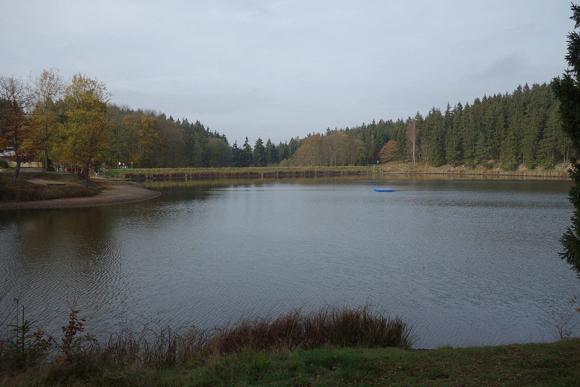 Ferienpark Birnbaumteich: camping aan een klein badmeer